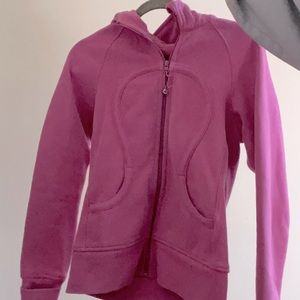 Light pink lulu zip up